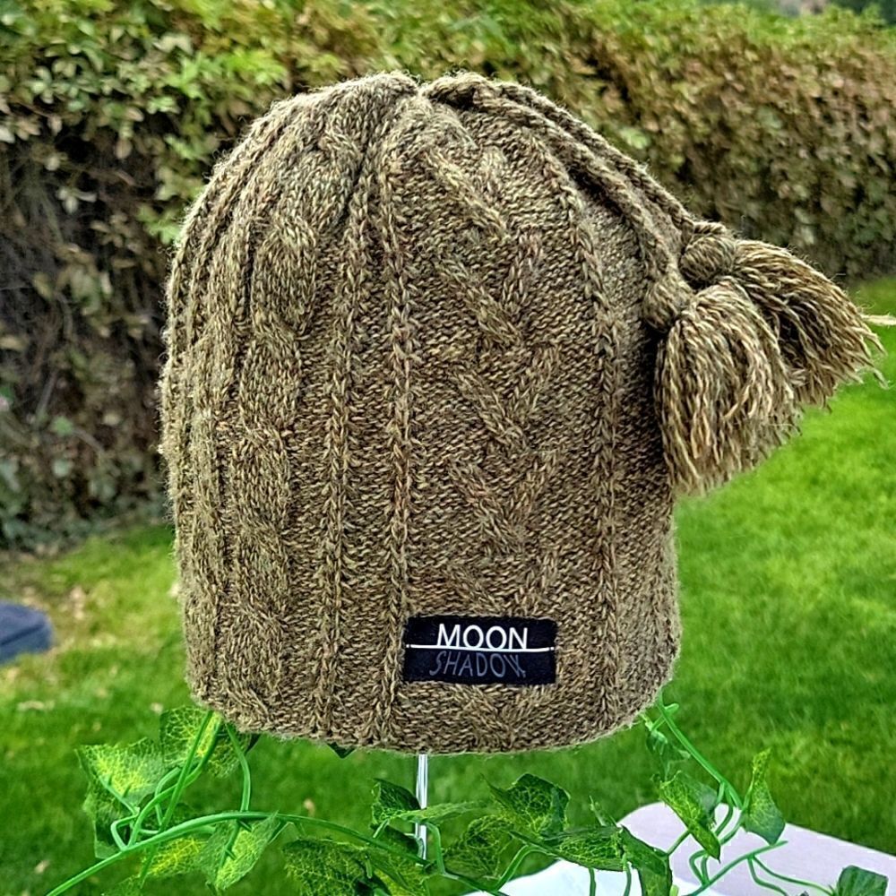 Moon Shadow. Wool Blend Beanie. OSFA. EUC